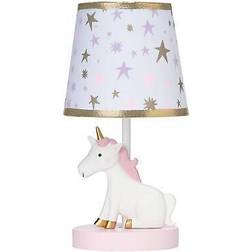 Bedtime Originals Lamp with Shade & Bulb Includes CFL Bulb Rainbow Unicorn Night Light