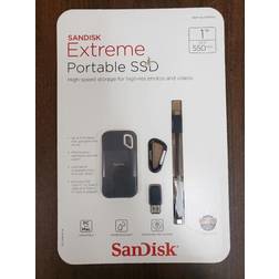SanDisk extreme 1tb,external sdssde60-1t00-ac solid state drive