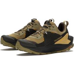 Salomon Men's Walking Boots Elixir Gtx Black/Dried Herb/Southern Moss for Men Green
