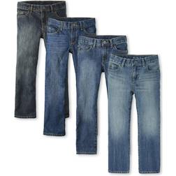 The Children's Place Boy's Basic Bootcut Jeans 4-pack - Multi Colour (3019827-BQ)