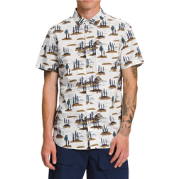 The North Face Baytrail Print Short Sleeve Shirt - Gardenia White Camping Scenic