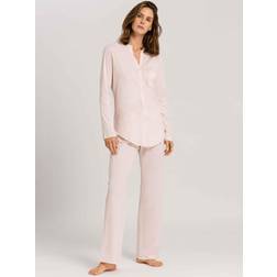 Hanro Cotton Deluxe Pajama Set LIGHT PINK