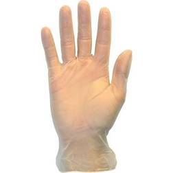 Safety Zone Powdered Clear Vinyl Gloves