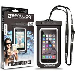 SEAWAG Germ-Free Phone Case Waterproof Case for Smartphone Black/White