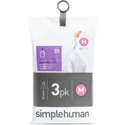 Simplehuman Custom Fit Liners M 60pcs 11.888gal
