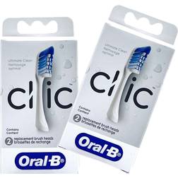 Oral-B of 3 clic toothbrush replacement brush heads, 2