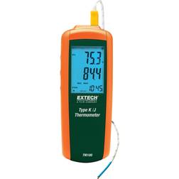 Extech TM100 Thermocouple Thermometer,1 In,Type J, K