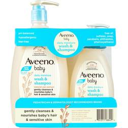 Aveeno Baby Wash and Shampoo 33 Fluid Ounce and 12 Fluid Ounce