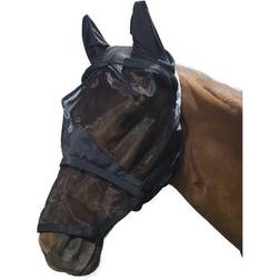 Tough-1 Deluxe Comfort Mesh Fly Mask With Mesh Nose