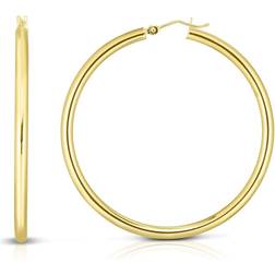 Saks Fifth Avenue Tube Hoop Earrings - Gold