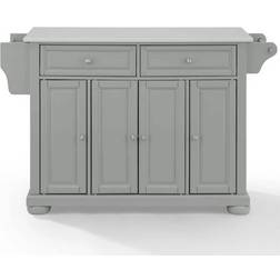 Crosley Furniture Alexandria Granite Top Island/Cart Gray