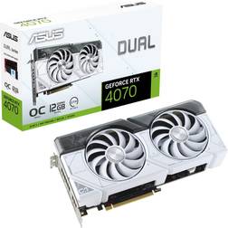 ASUS Open Box - Dual GeForce RTX 4070 White OC Edition 12GB