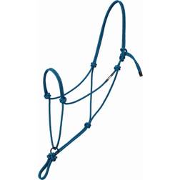 Weaver Silvertip Rope Halter wSliding Blue/Black Blue/Black