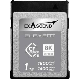 Exascend 1TB Element CFexpress Card Type-B Sustained Read 1800MB/s