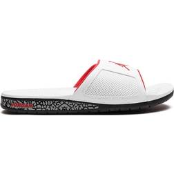 Nike Jordan Hydro III - White/Black/Cement Grey/University Red