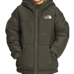 The North Face Kid's Reversible Perrito Insulated Hooded Jacket -New Taupe Green