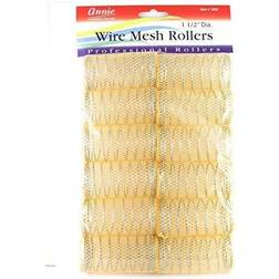 Annie 1-1/2" XL Wire Mesh Hair Rollers 12 Pcs.