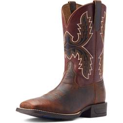 Ariat Pay Window Square Toe Cowboy Boot Brown