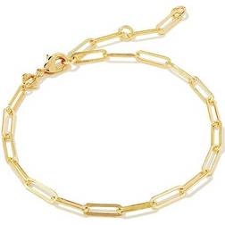 Kendra Scott Courtney Paperclip Chain Bracelet Gold