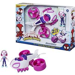 Hasbro Marvel Spidey & his Amazing Friends 2 in 1 Ghost Spider & Copter Cycle