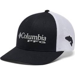 Columbia PFG Logo Mesh Ball Cap High Crown - Black