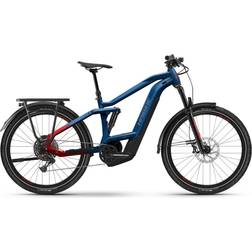 Haibike Adventr FS 9 gloss metal blue/red 2022 27,5" 625 Wh Unisex