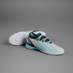 adidas X Crazyfast Messi.3 Indoor Shoes Silver Metallic W Unisex