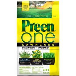 Preen 2164168 One LawnCare Weed & Feed, -Covers