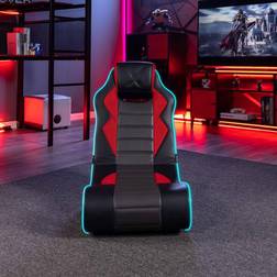 X Rocker Flash LED Audio Floor Gaming Chair Red/Black