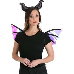 Elope Maleficent Dragon Horns Headband & Wings Accessory Kit