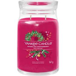 Yankee Candle Sparkling Winterberry Red Duftkerzen 567g