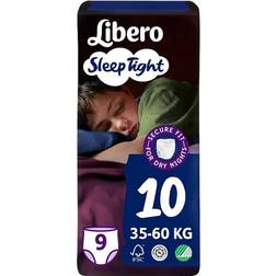 Libero Sleep Tight Size 10 35-60kg 9pcs