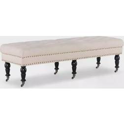 Linon Isabelle Settee Bench 62x17.8"