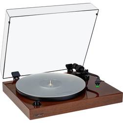 Fluance Vinyl Turntable Record Player Anti-Resonant Platter Acrylic Mat Preamp