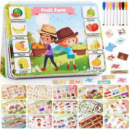 Huijing montessori preschool learning activities newest 29 themes busy book