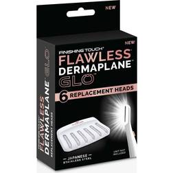 Flawless Finishing Touch Dermaplane Glo Replacement Heads 6ct
