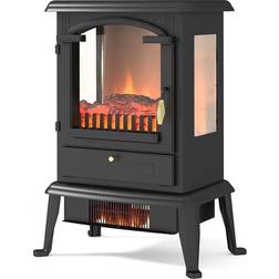 Voltorb freestanding portable electric fireplace heater stove w/remote control