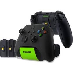 Dreamgear Dual Power Station Charging Dock with 2x Rechargeable Battery Packs for Xbox Series X/S and Xbox One Controllers