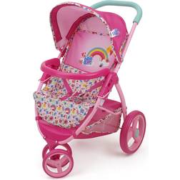 Baby Alive Pink And Rainbow Doll Jogging Stroller Multi Multi