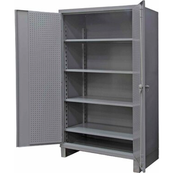 Durham Heavy Duty Pegboard & Shelf Cabinet HDCP244878-4S95 12 Gauge 48"W x 24"D x 78"H