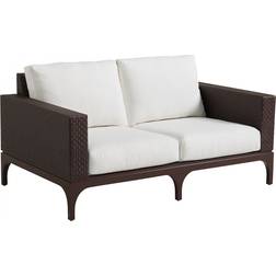 "Tommy Abaco Cushion Wicker Love Seat