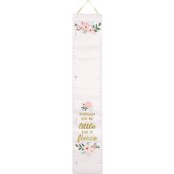 Pearhead 'Though She Be Little She is Fierce' Growth Chart, Floral, Measuring