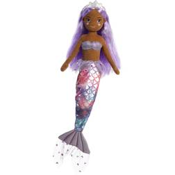 AuroraÂ Large Purple Sea Sparkles Cheekys 18' Heart Enchanting Stuffed Doll