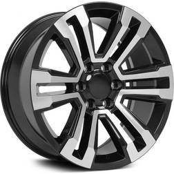 OE Wheels LLC Black 20x9 6/139.7 ET24 CB78.1