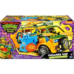 Playmates Toys Teenage Mutant Ninja Turtles Mutant Mayhem Pizza Fire Van