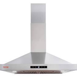 Vevor 30 Mount Range Ductless Kitchen Vent Touch Control, Silver