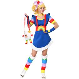 Fun Women's Plus Size Rainbow Brite Costume
