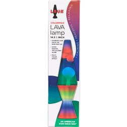 Lava the Original Colormax with Rainbow Decal Base, 14.5" Lava Lamp