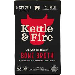 Kettle & Fire Beef Bone Broth 16.9oz 1