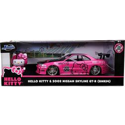 Jada Hello Kitty & 2002 Nissan Skyline GT-R